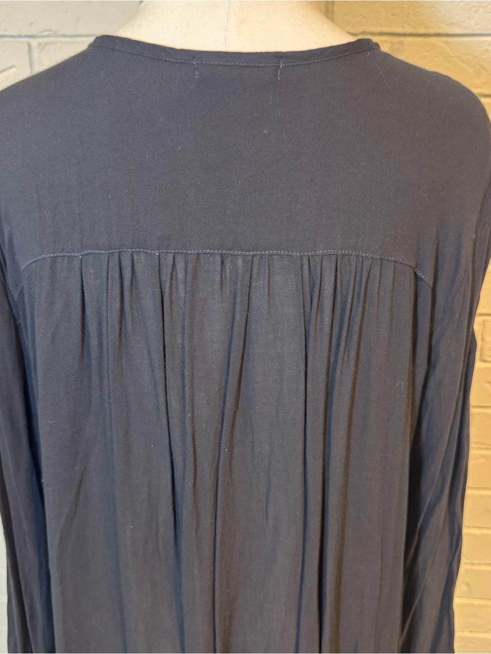 CP Shades Flowy Black Button Front Tunic Womens XL - Picture 5 of 12